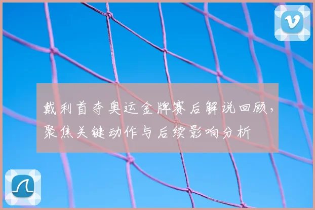 戴利首夺奥运金牌赛后解说回顾，聚焦关键动作与后续影响分析