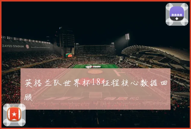 英格兰队世界杯18征程核心数据回顾